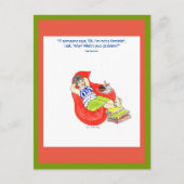 Sterke vrouwelijke "feminist" briefkaart (Voorkant)