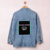 "Sterke vrouwen Afstuderen denim jas" Denim Jacket (Hangar)