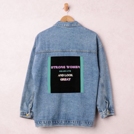 "Sterke vrouwen Afstuderen denim jas" Denim Jacket (Hangar)