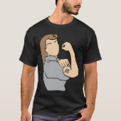 Sterke vrouwen AT T-shirt (Voorkant)