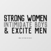 Sterke Vrouwen Citaat Ruitstickers Raamsticker (Vel)