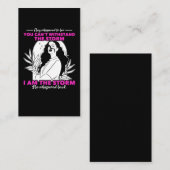 Sterke vrouwen citeren onafhankelijke meisjes visitekaartje (Voorkant / Achterkant)