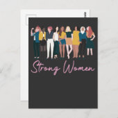 Sterke vrouwen die Vrouwen stimuleren Briefkaart (Voorkant / Achterkant)