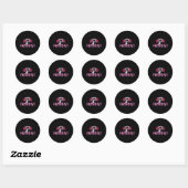 Sterke vrouwen Feminist Ronde Sticker (Vel)