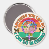 Sterke vrouwen - ik kan bloeden magneet (Voorkant / Achterkant)