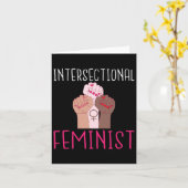 Sterke vrouwen intersectioneel feminist kaart (Gele Bloem)