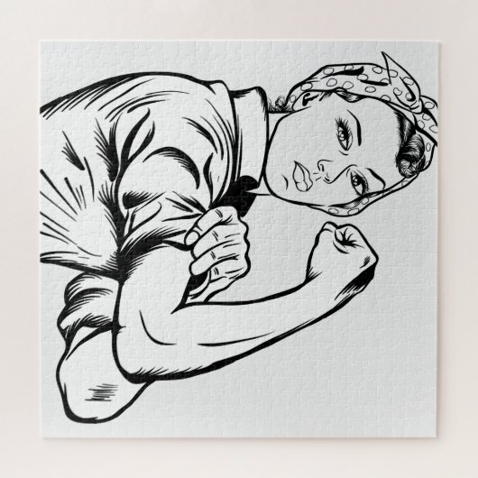 Sterke vrouwen legpuzzel (Horizontaal)