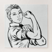 Sterke vrouwen legpuzzel (Verticaal)