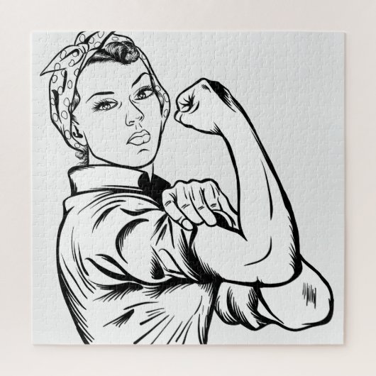 Sterke vrouwen legpuzzel (Verticaal)