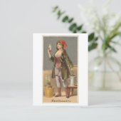 Sterke vrouwen Series #10: Apotheker Vintage Briefkaart (Staand voorkant)