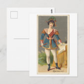 Sterke vrouwen Series #11: Algemene Vintage Briefkaart (Voorkant / Achterkant)