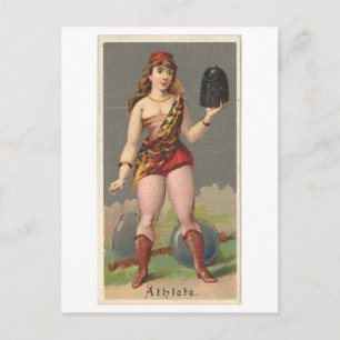 Sterke Vrouwen Series #14: Atleet  Briefkaart