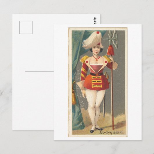 Sterke Vrouwen Series #17: Bodyguard  Briefkaart (Voorkant / Achterkant)