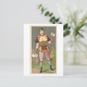 Sterke Vrouwen Series #19: Postwerker Vintage Briefkaart (Staand voorkant)