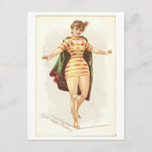 Sterke Vrouwen Series #23: Acrobat Briefkaart