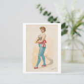 Sterke Vrouwen Series #25: Boxer  Briefkaart (Staand voorkant)