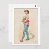 Sterke Vrouwen Series #25: Boxer  Briefkaart (Voorkant / Achterkant)