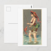 Sterke Vrouwen Series #29: Vissen  Briefkaart (Voorkant / Achterkant)