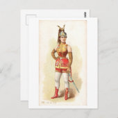 Sterke Vrouwen Series #34: Soldaat  Briefkaart (Voorkant / Achterkant)