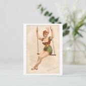 Sterke Vrouwen Series #40: Trapeze Artist  Briefkaart (Staand voorkant)