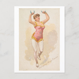 Sterke Vrouwen Series #41: Acrobat / Gymnast Vinta Briefkaart