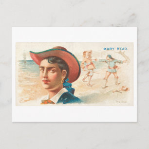 Sterke Vrouwen Series #44: Pirate Mary Lees  Briefkaart