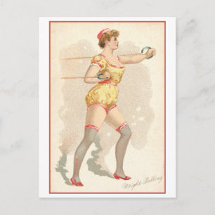 Sterke Vrouwen Series #59: Gewichttrekken Briefkaart