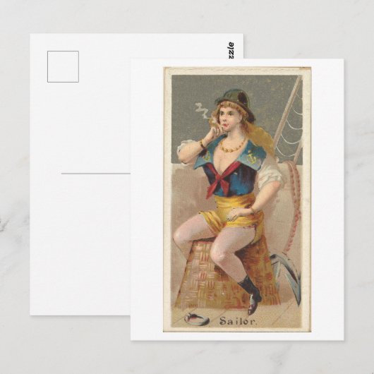 Sterke Vrouwen Series #5: Sailor  Briefkaart (Voorkant / Achterkant)
