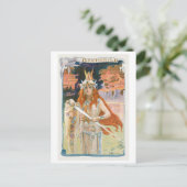 Sterke Vrouwen Series #61: Brunhilda Illustratie Briefkaart (Staand voorkant)