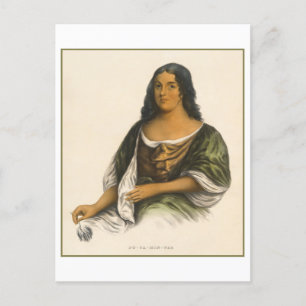Sterke Vrouwen Series #62: Pocahontas Briefkaart
