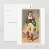 Sterke Vrouwen Series #8: Miner  Briefkaart (Voorkant / Achterkant)