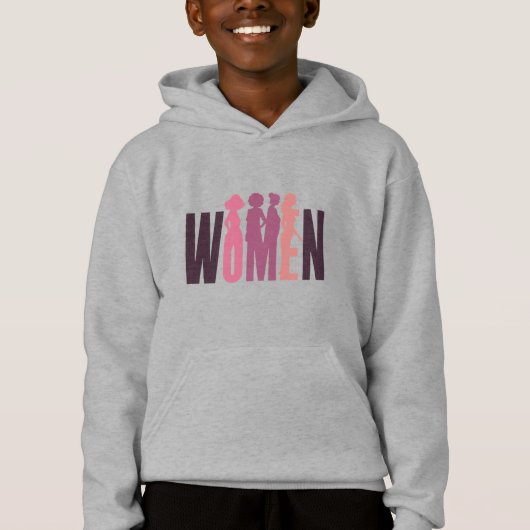 Sterke Vrouwen Silhouet (Voorkant)