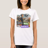 Sterke vrouwen, sterke samenleving t-shirt (Voorkant)