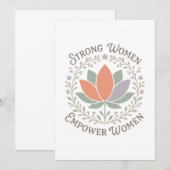Sterke Vrouwen Sterken Vrouwen Kaart (Voorkant / Achterkant)