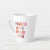 Sterke Vrouwen Sterken Vrouwen Latte Mok (Linkerhoek)