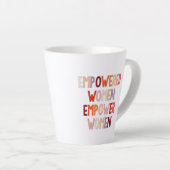 Sterke Vrouwen Sterken Vrouwen Latte Mok (Rechterhoek)