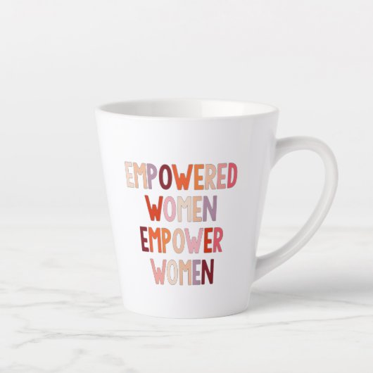 Sterke Vrouwen Sterken Vrouwen Latte Mok (Rechts)