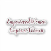 Sterke Vrouwen Sterken Vrouwen Moderne Chic Sticker (Voorkant)