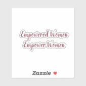 Sterke Vrouwen Sterken Vrouwen Moderne Chic Sticker (Vel)