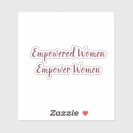 Sterke Vrouwen Sterken Vrouwen Moderne Chic Sticker