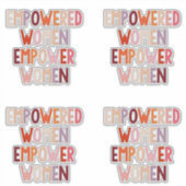 Sterke Vrouwen Sterken Vrouwen Sticker (Voorkant)