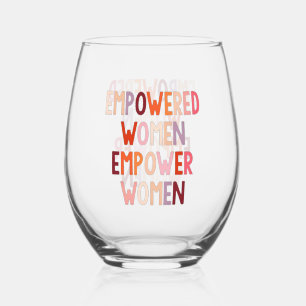Sterke Vrouwen Sterken Vrouwen Wijnglas Zonder Voet