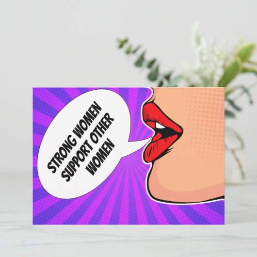 Sterke vrouwen steunen elkaar als feministische Ka (Staand voorkant)