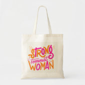 Sterke vrouwen tote bag (Voorkant)