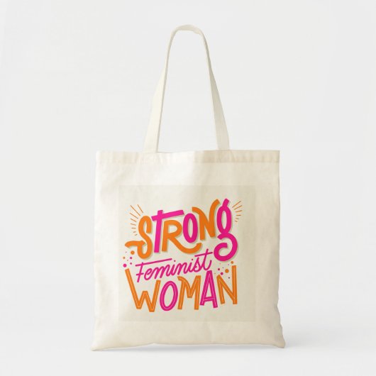 Sterke vrouwen tote bag (Voorkant)