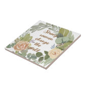 sterke vrouwen veranderen de wereld 8 maart gelijk tegeltje (Zijkant)