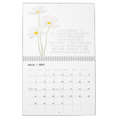 Sterke Vrouwen Witte Bloemen Kalender 2024 (Mar 2027)