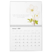 Sterke Vrouwen Witte Bloemen Kalender 2024 (Jan 2027)
