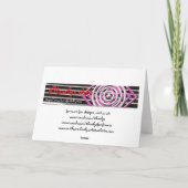 sterke Wenskaart Kaart (Achterkant)