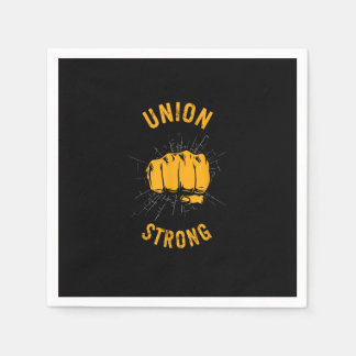 Sterke werknemers op de eerste werkdag van de Unie Servet